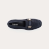 MOCASSINS REQINS MUSE CUIR VELOURS NUIT